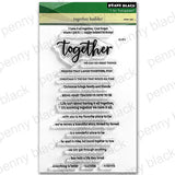 Penny Black Clear Stamps 4"X6", Together Builder