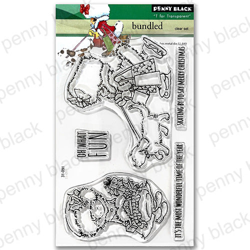 Penny Black Clear Stamps 4"X6", Bundled