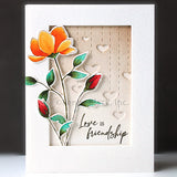 Penny Black, Clear Stamps, 5"x6.5", Love Blooms (31-124)