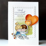 Penny Black, Clear Stamps, 4"x6", Flood of Heart (31-128)