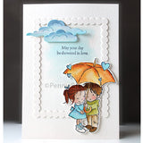 Penny Black, Clear Stamps, 4"x6", Flood of Heart (31-128)