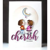 Penny Black Clear Stamps 3"X4", Moon & Back (31-129)