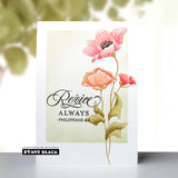 Penny Black Clear Stamps 5"x6.5", Poppy Promise (31-196)