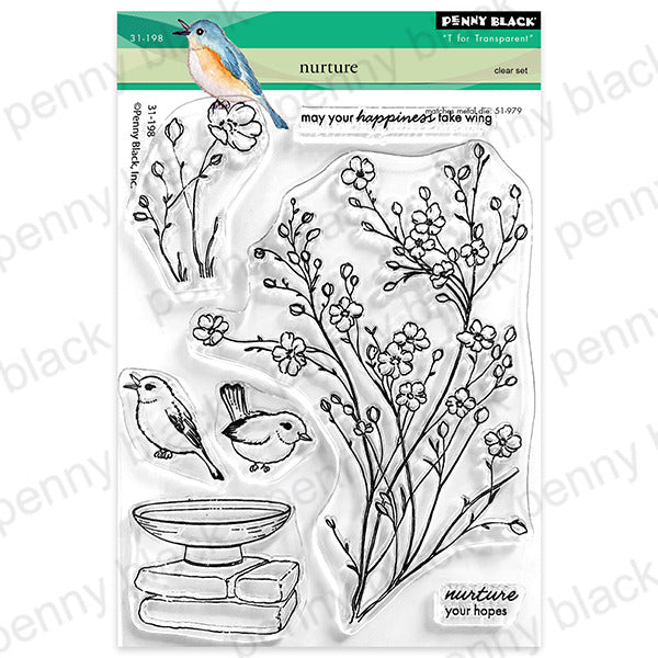 Penny Black Clear Stamps 5"x6.5", Nurture (31-198)