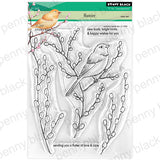 Penny Black Clear Stamps, 5"x6.5" Flutter (31-207)