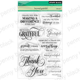 Penny Black Clear Stamps, 5"x6.5", Beyond Grateful (31-229)