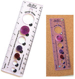 Quilled Creations Circle Sizer Ruler Tool, 6"