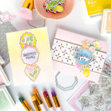 Pinkfresh Studio, Clear Stamp, Dies & Stencil Bundle, Freshly Picked (311225, 311325 & 311425)