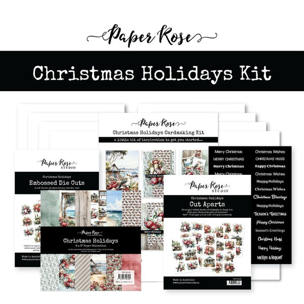 Paper Rose, Cardmaking Kit, Christmas Holidays
