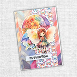 Paper Rose, 6"X6" Paper Collection, Rainbow Garden