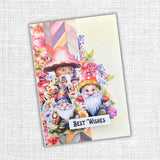 Paper Rose, 6"X6" Paper Collection, Rainbow Garden