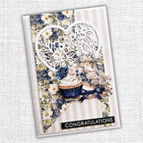 Paper Rose, 6"x6" Paper Collection, Wedding Blooms (31722)