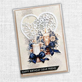 Paper Rose, 6"x6" Paper Collection, Wedding Blooms (31722)