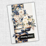 Paper Rose, 12"X12" Paper Collection, Wedding Blooms Basics