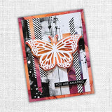 Paper Rose, 12X12 Paper Collection, Inky Colour