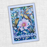Paper Rose, Happy Mother's Day Layered Word Metal Cutting Die (31965)