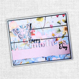 Paper Rose, Happy Mother's Day Layered Word Metal Cutting Die (31965)