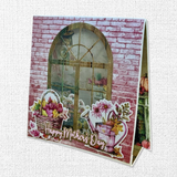 Paper Rose, Happy Mother's Day Layered Word Metal Cutting Die (31965)