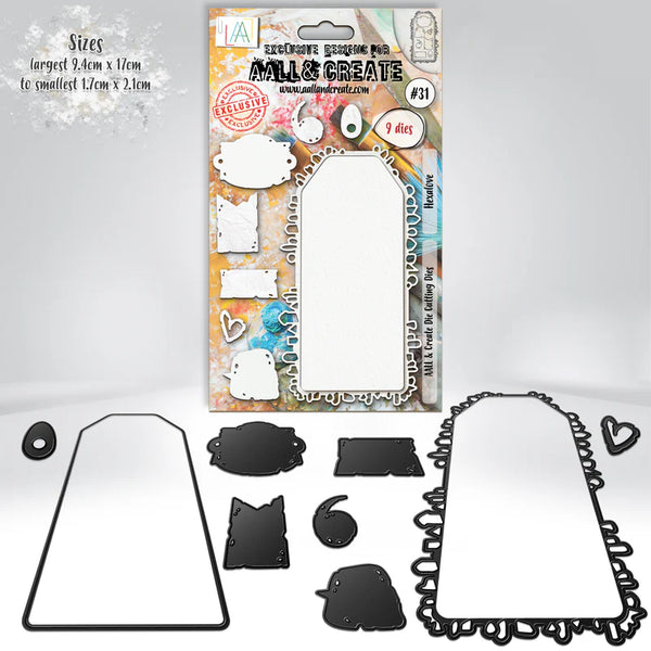 AALL & Create, Die-cutting Die Set, #31, Hexalove