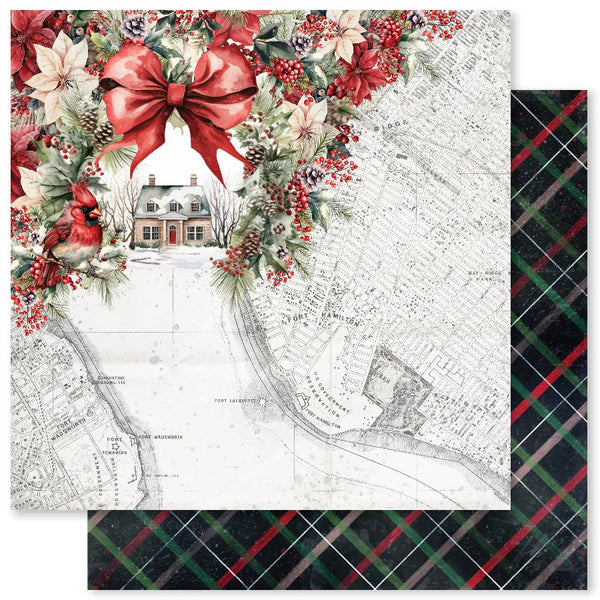 Paper Rose, 12"X12" Double-Sided Patterned Paper, Jolly Holidays C