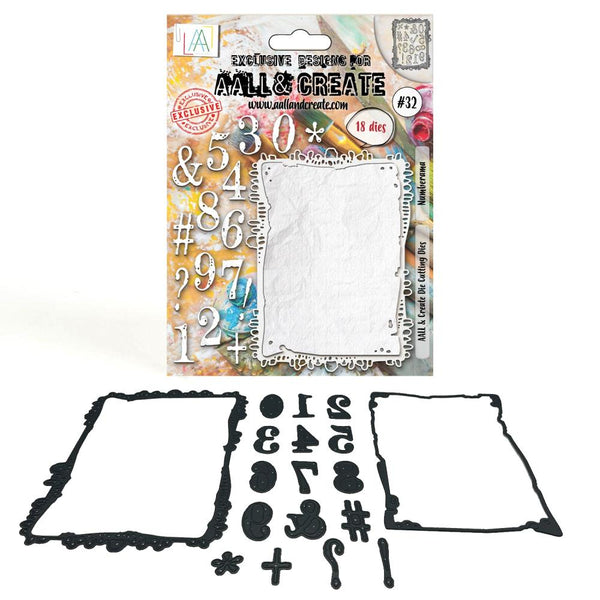 AALL And Create, Die-cutting Die Set, #32, Numberama