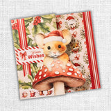 Paper Rose, 12X12 Paper Collection, Woodland Christmas