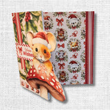Paper Rose, 12X12 Paper Collection, Woodland Christmas