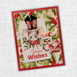 Paper Rose, 12X12 Paper Collection, Woodland Christmas