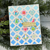 Pinkfresh Studio Clear Stamp Set 4"X6" & Dies Combo, Treasured Greetings (337726 & 337826)
