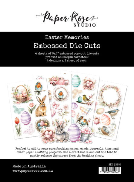 Paper Rose Studio, Embossed Die Cuts, Easter Memories (#33954)