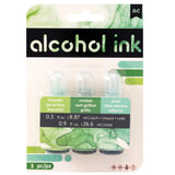 American Crafts Alcohol Ink 0.3oz 3/Pkg, Limeade