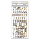 Vicki Boutin Evergreen & Holly Thickers Stickers 156/Pkg, Alpha W/Gold Foil Accents