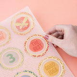 Vicki Boutin Print Shop Specialty Paper 12"X12", Gold Foiled Vellum