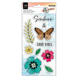 Vicki Boutin Where To Next Clear Stamps 12/Pkg, Good Vibes