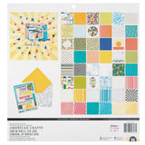 American Crafts Double-Sided Paper Pad 12"X12" 48/Pkg, Vicki Boutin, Where To Next