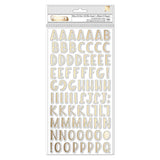 Vicki Boutin Where To Next Thickers Stickers 158/Pkg, Alpha W/Gold Foil