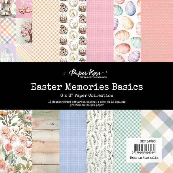 Paper Rose, 6X6 Paper Collection, Easter Memories Basics (#34080)