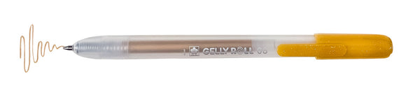 Sakura, Gelly Roll Retractable Metallic 08 Medium Point Pen, Gold (#34878)