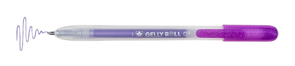 Sakura, Gelly Roll Retractable Metallic 08 Medium Point Pen, Metallic Purple (#34880)