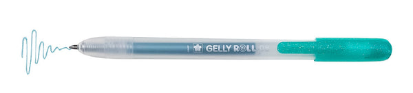 Sakura, Gelly Roll Retractable Metallic 08 Medium Point Pen, Metallic Green (#34881)