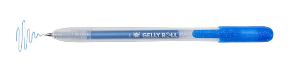 Sakura, Gelly Roll Retractable Metallic 08 Medium Point Pen, Metallic Blue (#34882)