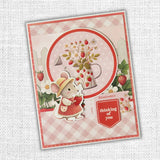 Paper Rose, 6X8 Quick Cards Collection, Strawberry Friends (34914)