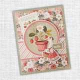 Paper Rose, 6X8 Quick Cards Collection, Strawberry Friends (34914)