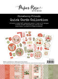 Paper Rose, 6X8 Quick Cards Collection, Strawberry Friends (34914)
