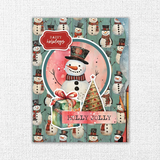 Paper Rose Studio, Mini Junk Journal Folio Kit, Merry and Bright (#35707)