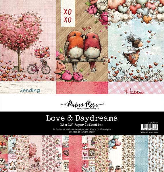 Paper Rose, 12X12 Paper Collection, Love & Daydreams (35947)