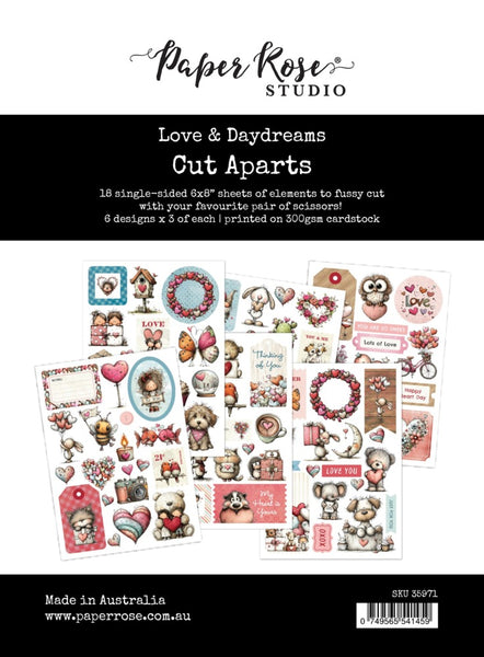 Paper Rose, 6x8 Cut Aparts, Love & Daydreams (35971)