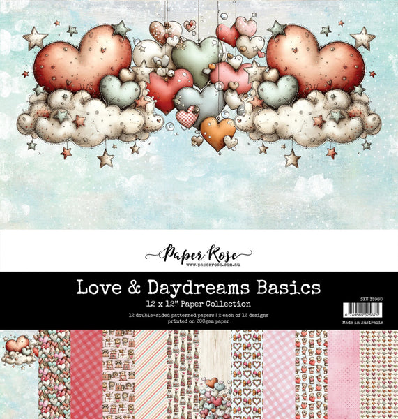 Paper Rose, 12X12 Paper Collection, Love & Daydreams Basics (35980)