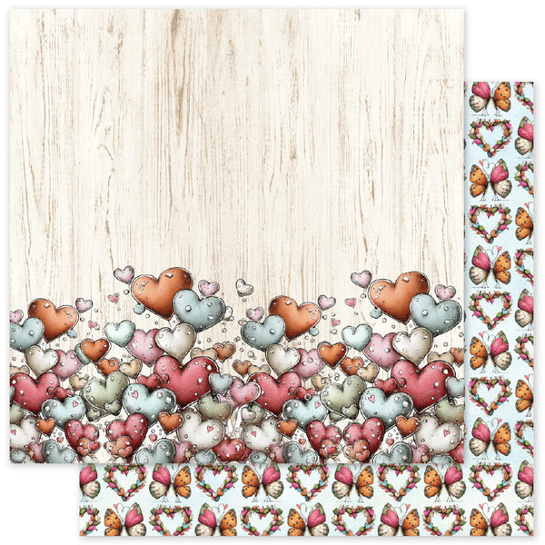 Paper Rose, 12"X12" Paper Cardstock, Love & Daydreams Basics - D (35992)