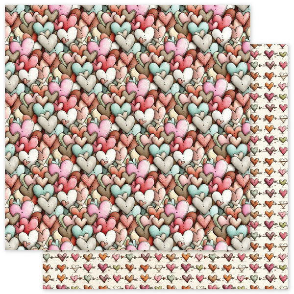 Paper Rose, 12"X12" Paper Cardstock, Love & Daydreams Basics - E (35995)